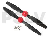 350QX02-R  Xtreme Productions Carbon Blade pair normal/reverse Red 350QX  